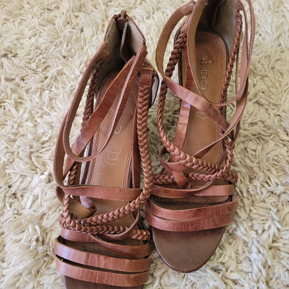 Genuine Leather ALDO Sandals - Picture 2 of 5